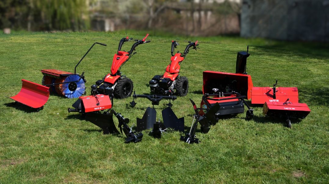 YATO machines for special tasks in gardening, earthworks and municipal services