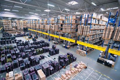 TOYA S.A. – interior of the warehouse in Nadarzyn